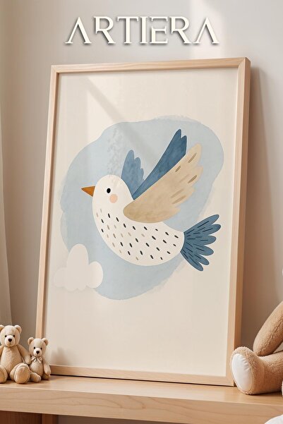 HİGUERA Χαριτωμένο περιστέρι με θέμα το ζώο για αγόρια Διακόσμηση παιδικού δω...