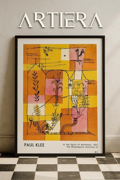 HİGUERA Paul Klee (1879-1940) Η ψυχή του Χόφεμπερ με σύντροφο 1921 Ακουαρέλα ...