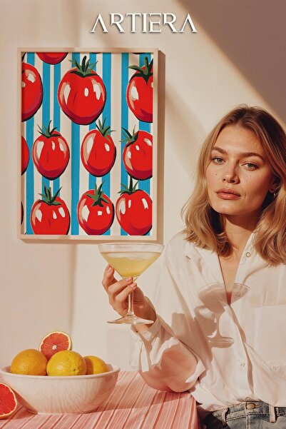 HİGUERA Λαχανικά - Μεσογειακό ιταλικό στυλ Ξύλινο Πίνακας Κουζίνας, Διακόσμησ...