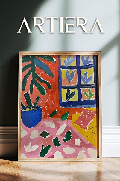 HİGUERA Henri Matisse (1869-1954) Εμπνευσμένη ελαιογραφία σε στυλ μοντέρνας φ...