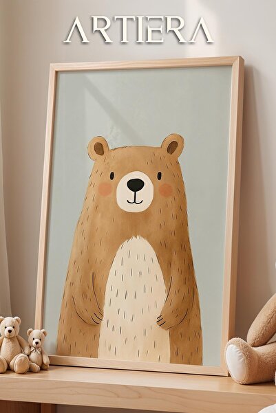 HİGUERA Χαριτωμένο αρκουδάκι σε στυλ Bohemian Διακόσμηση παιδικού δωματίου Ζω...