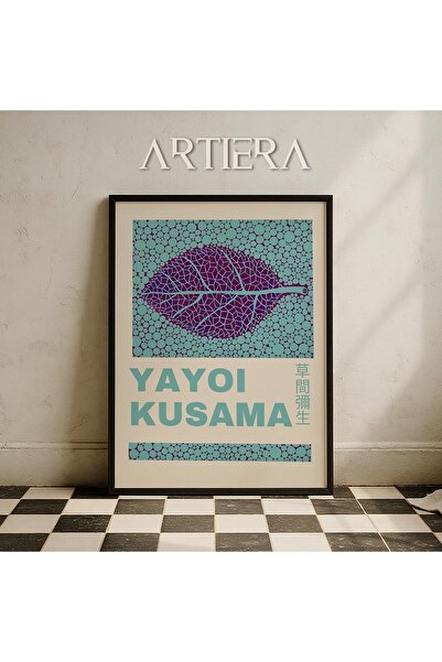 HİGUERA Yayoi Kusama Διάσημος Ζωγράφος Μπλε Χρώμα Μοντέρνα Vintage Ζωγραφική ...