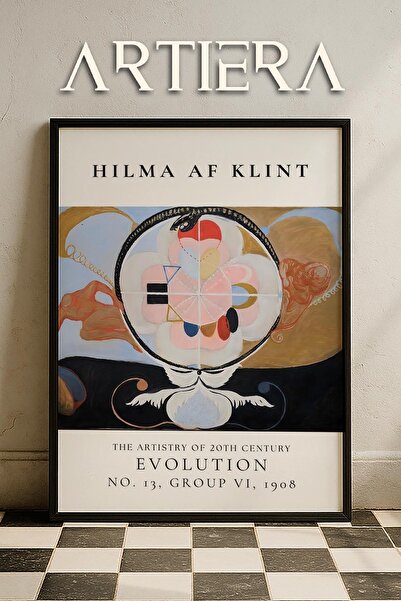 HİGUERA Hilma af Klint 1862-1944 Μοντέρνα Αφηρημένη Επιστημονική Τέχνη Πίνακα...