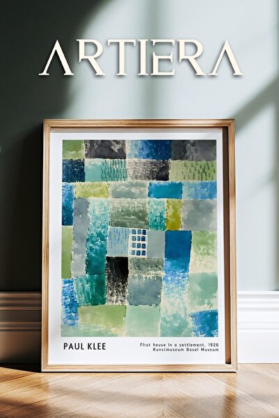 HİGUERA Paul Klee (1879-1940) Το πρώτο σπίτι στην επιφάνεια 1926 Ακουαρέλα ζω...