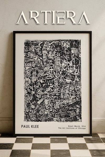 HİGUERA Paul Klee (1879-1940) Μικρός κόσμος 1914 Ακουαρέλα Ζωγραφική τοίχου μ...