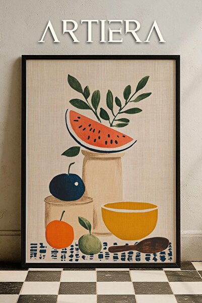 HİGUERA Fruits - Μεσογειακό ιταλικό στυλ Ξύλινο Πίνακας Κουζίνας, Διακόσμηση ...