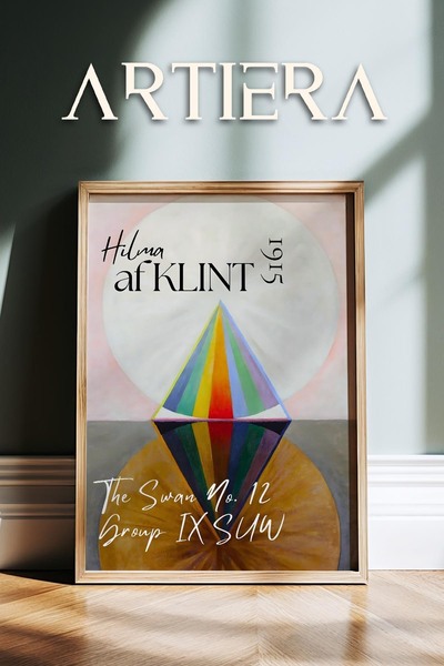 HİGUERA Hilma af Klint 1862-1944 Μοντέρνα Αφηρημένη Επιστημονική Τέχνη Πίνακα...