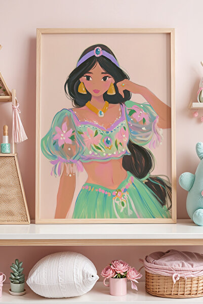 HİGUERA Θέμα Princess - Κοριτσίστικο Δωμάτιο με Κεντημένο Φόρεμα Λουλουδιών Π...