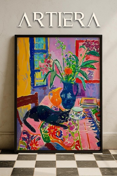 HİGUERA Henri Matisse (1869-1954) Εμπνευσμένη ελαιογραφία σε στυλ μοντέρνας ε...