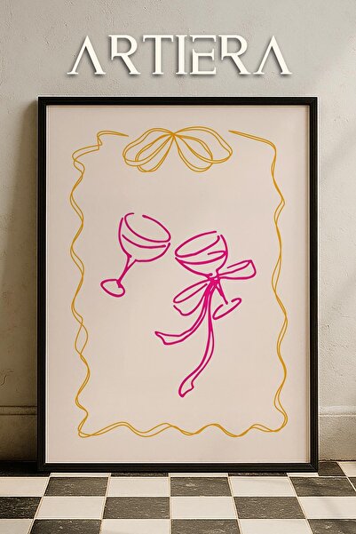 HİGUERA Τυπογραφία Μοντέρνα Μεσογειακή Ιταλική Ζωγραφική Κουζίνας με Ξύλινο Π...