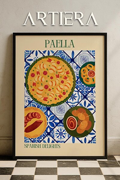 HİGUERA Μοντέρνα μεσογειακή ισπανική κουλτούρα ζωγραφική κουζίνας με ξύλινο π...