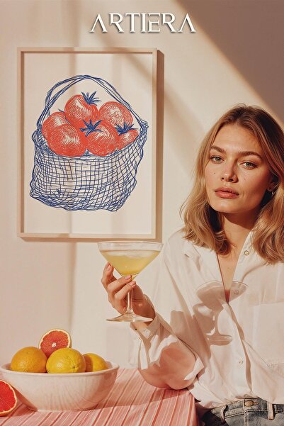 HİGUERA Λαχανικά - Μεσογειακό ιταλικό στυλ Ξύλινο Πίνακας Κουζίνας, Διακόσμησ...