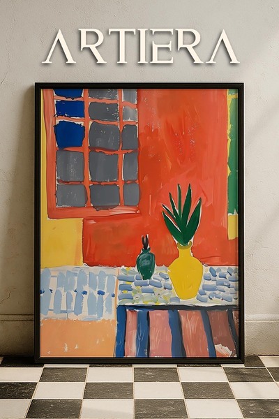 HİGUERA Henri Matisse (1869-1954) Εμπνευσμένη ελαιογραφία σε στυλ μοντέρνας φ...