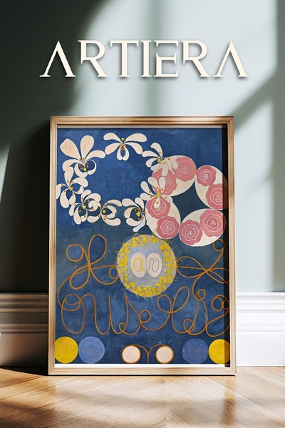 HİGUERA Hilma af Klint 1862-1944 Μοντέρνα Αφηρημένη Επιστημονική Τέχνη Πίνακα...