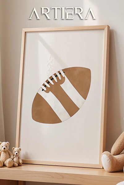 HİGUERA Μινιμαλιστικό αθλητικό θέμα με μπάλα αμερικανικού ποδοσφαίρου Παιδικό...