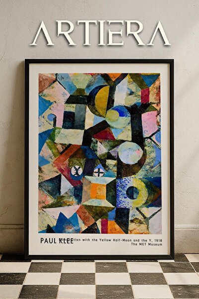 HİGUERA Paul Klee (1879-1940) Συνδυασμός με κίτρινο Half Moon-Y 1918 Ακουαρέλ...