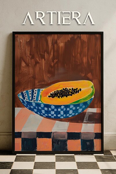 HİGUERA Fruits - Μοντέρνο μεσογειακό ιταλικό στυλ Ξύλινο τραπέζι κουζίνας, Δι...