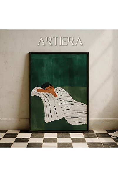 HİGUERA Αναψυχής αφηρημένο πορτρέτο αγοριού Μινιμαλιστικό ζωγραφική τοίχου με...