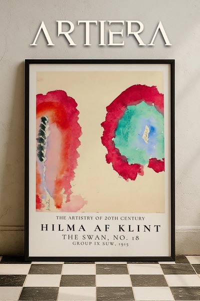 HİGUERA Hilma af Klint 1862-1944 Μοντέρνα Αφηρημένη Επιστημονική Τέχνη Πίνακα...