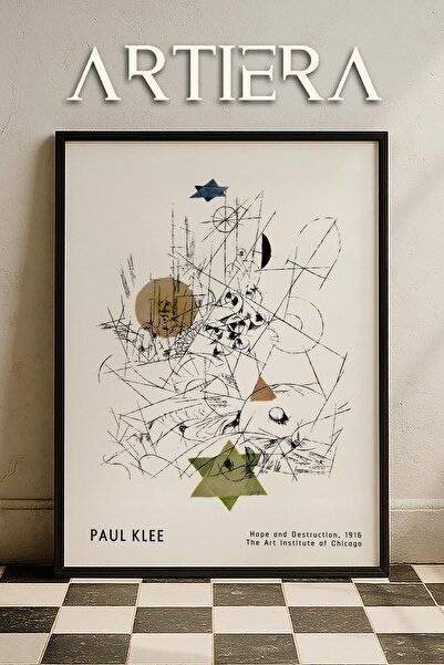 HİGUERA Paul Klee (1879-1940) Ελπίδα και καταστροφή 1916 Ακουαρέλα Ζωγραφική ...