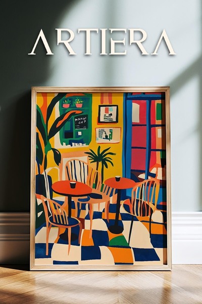 HİGUERA Henri Matisse (1869-1954) Εμπνευσμένη ελαιογραφία σε στυλ μοντέρνας φ...