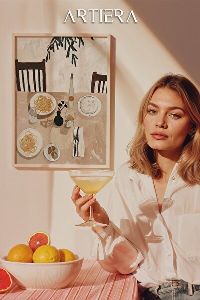 HİGUERA Μοντέρνα Τραπεζαρία - Τραπέζι κουζίνας με ξύλινο πλαίσιο μεσογειακού ...