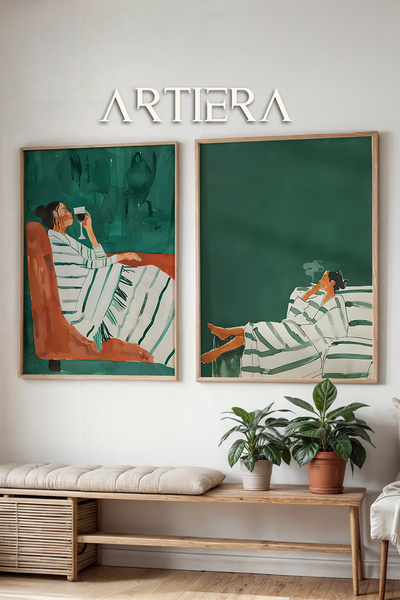 HİGUERA Διπλό Ξύλινο Πλαίσιο Τοίχου Αίσθηση Απόλαυση Στην Καθίσμα Μνήμη Ελαιο...