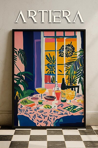 HİGUERA Henri Matisse (1869-1954) Εμπνευσμένη ελαιογραφία σε στυλ μοντέρνας φ...