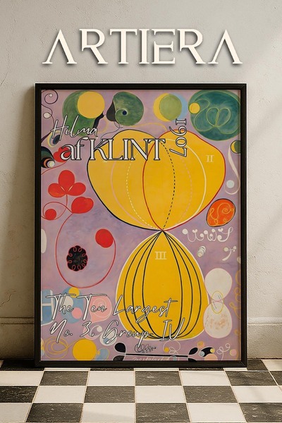 HİGUERA Hilma af Klint 1862-1944 Μοντέρνα Αφηρημένη Επιστημονική Τέχνη Πίνακα...
