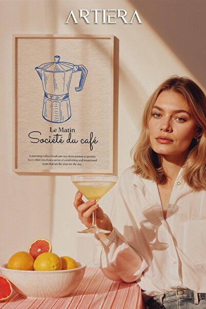 HİGUERA Καφέ - Μοντέρνο μεσογειακό ιταλικό στυλ Ξύλινο τραπέζι κουζίνας, Διακ...