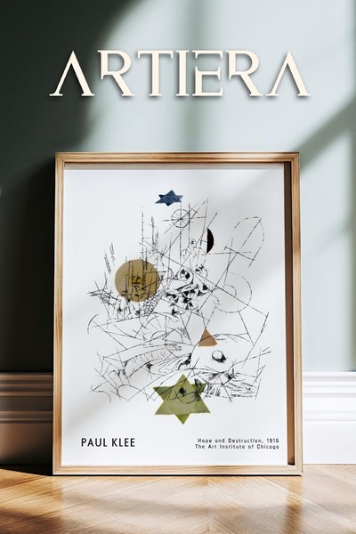 HİGUERA Paul Klee (1879-1940) Ελπίδα και καταστροφή 1916 Ακουαρέλα Ζωγραφική ...