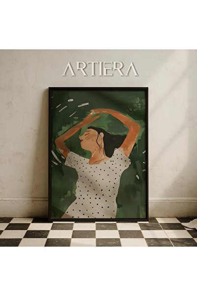 HİGUERA Φιγούρα ήρεμης γυναίκας Αφηρημένο γυναικείο πορτρέτο Σύγχρονη τέχνη Ζ...