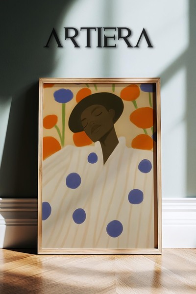 HİGUERA Σύγχρονη Φιγούρα Τέχνη Σειρά Μόδας Αφηρημένο Γυναικείο Πορτρέτο Ζωγρα...