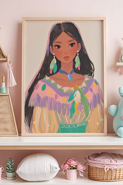 HİGUERA Θέμα Princess - Κορίτσι με φτερά σκουλαρίκια Εικονογράφηση Κοριτσίστι...