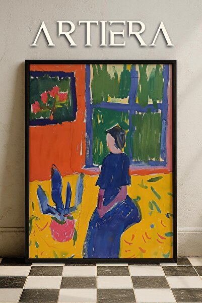 HİGUERA Henri Matisse (1869-1954) Εμπνευσμένη ελαιογραφία σε στυλ μοντέρνας φ...