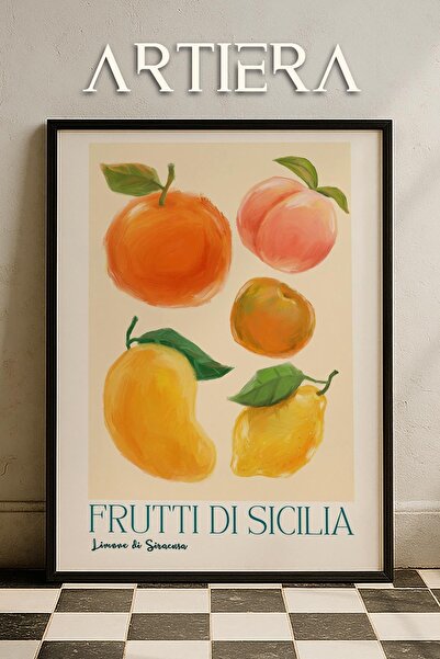 HİGUERA Fruits - Μοντέρνο μεσογειακό ιταλικό στυλ Ξύλινο τραπέζι κουζίνας, Δι...