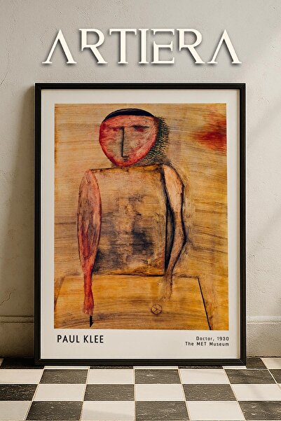 HİGUERA Paul Klee (1879-1940) Doctor 1930 Ακουαρέλα Ζωγραφική τοίχου με φυσικ...