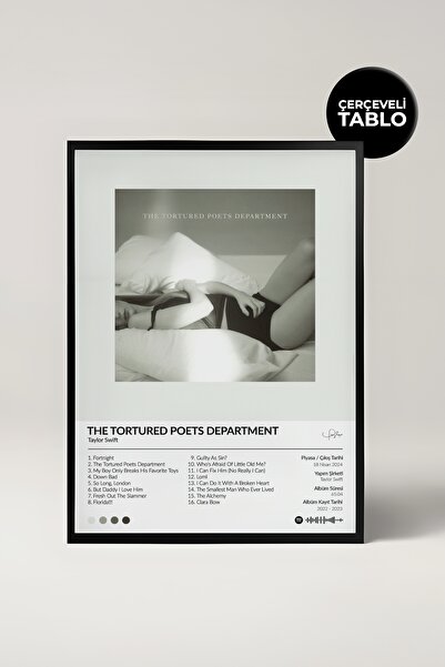 House Gorgeous Taylor Swift The Tortured Poets Department Albüm Tasarımlı Dek...