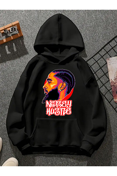 COMVİCHO سترة رياضية سوداء مطبوعة من نيبسي v2