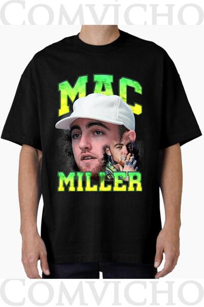 COMVİCHO تي شيرت مطبوع بتصميم ماك ميلر v7 للجنسين