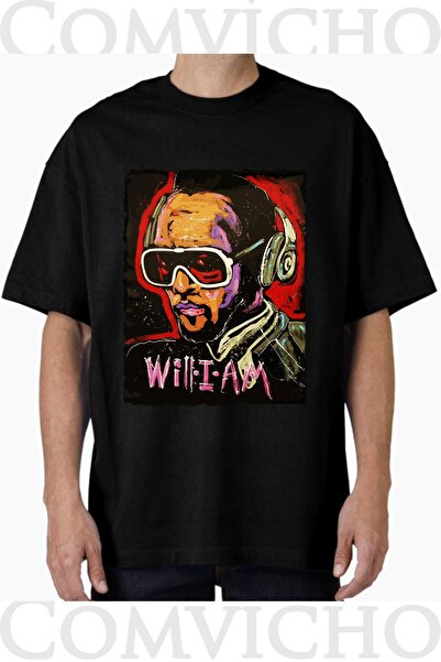 COMVİCHO تي شيرت مطبوع بتصميم I am Design للجنسين