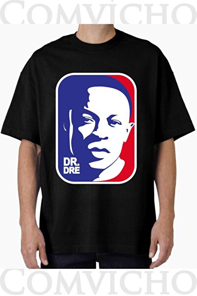 COMVİCHO تي شيرت مطبوع بتصميم Dr.dre v4 للجنسين
