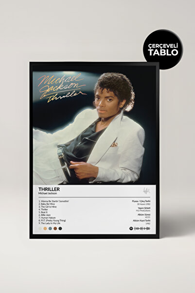 House Gorgeous Michael Jackson Thriller Album Designat Spotify Poster Painting
