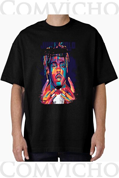 COMVİCHO Unisex Juice Vrld V3 Design Printed Oversize T-Shirt