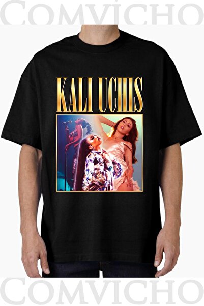 COMVİCHO تي شيرت مطبوع بتصميم kalıuchıs v1 للجنسين