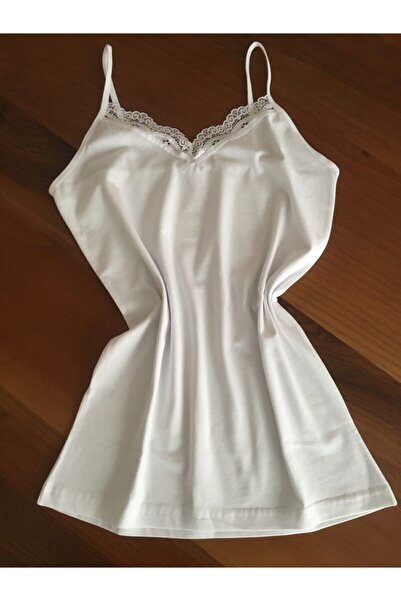 EZMİRA BUTİK Γυναικείο εσώρουχο λευκό χρώματος 4 συσκευασιών από βαμβακερό σχοινί