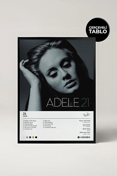 House Gorgeous Adele 21 Album Pictură cu design de album înrămată