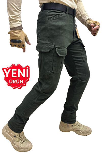 Polviton Χακί ανδρικό παντελόνι Cargo Tactical Outdoor Combat Pocket