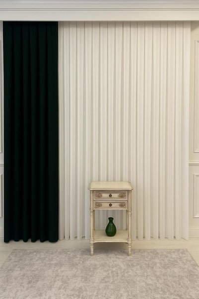 GACALLAR HOUSE Natural Linen Tulle Curtain with Slub Texture, Heavy Weight, 1/3 Fold Pleated, Non-Iron, Dense Texture