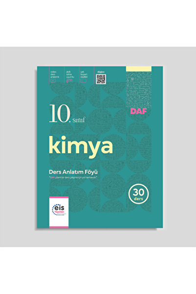 eis Yayınları 10.Sınıf - DAF - Kimya /Maarif Modeli GÜNCEL